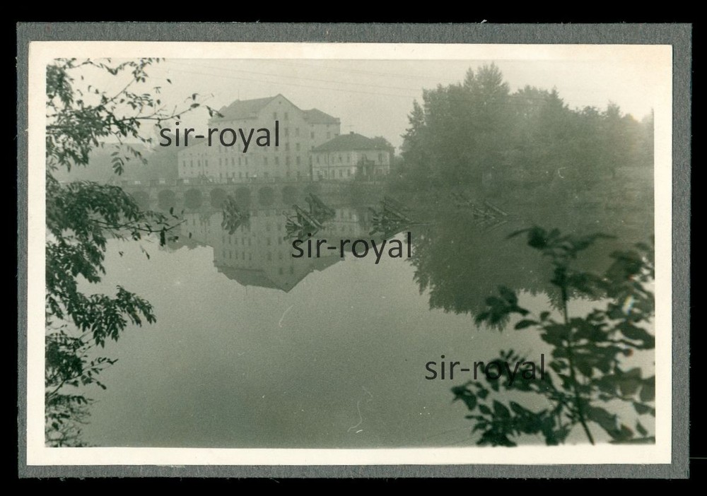Theresienstadt 1958 – The Eger – 1950s Czech Republic Terezin – Photo 9x7cm