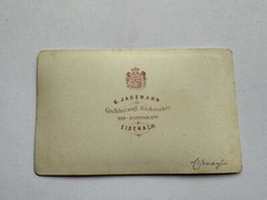 orig. CDV photo lithograph around 1860 Eisenach G. Jagemann