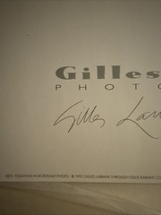 Gilles Larrain Photography Fountain In Bordeaux Signed And Dated 1995 Poster