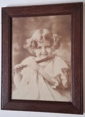 WHAT’LL YOU HAVE? 1897 M.B. Parkinson REAL PHOTO Cupid Awake / Cupid Asleep Girl