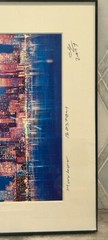 2017 Signed Fei Yang Boston Harbor Photo Photograph (5.5×7.25) 8”T 10”W Matted