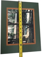 11 X 14 Matted Photo Of Covered Bridge At Yosemite Park Scenic Landscape Signed