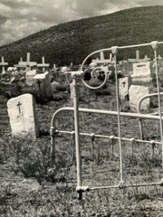 Henry Gilpin signed 10 x 14 inch Art Photograph of Cemetery