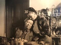 FRIDA KAHLO AND DIEGO RIVERA , PHOTO, 1941 BY EMMY LOU PACKARD