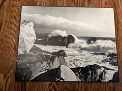 KARL BONFERT THE BIG WAVE ORIGINAL PHOTOGRAPH MOUNTED