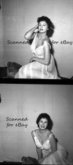 16 NEGATIVES LEGGY BUSTY ACTRESS ANNE AUBREY WARWICK FILMS STAR GLAMOUR – 1950s