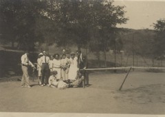 Snapshot Tennis Photography Anonymous Vintage Analog PL34L2P12