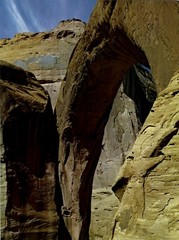 1962 Eliot Porter Glen Canyon Rainbow Bridge Blue Sky Art Photo Gravure