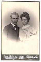 Photograph Franz Werner, Munich, Schwanthalerstraße 1, young bourgeois PAA