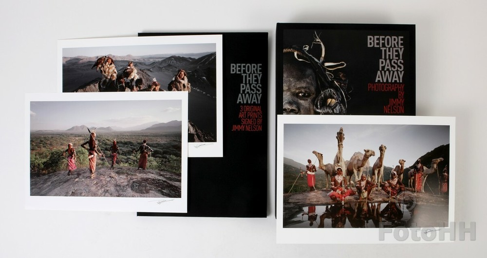 » BEFORE THEY PASS AWAY » COLLECTOR’S EDITION XXL JIMMY NELSON + 3 SIGNED PRINTS