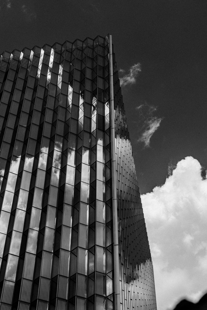 Los Angeles Cityscape art Photography B+W 8×12″ Archival Lustre Print