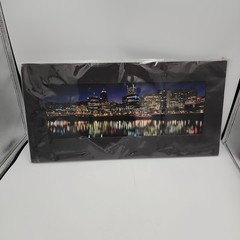 Photography Hawthorne Bridge Portland Oregon Skyline Matted 10×20″