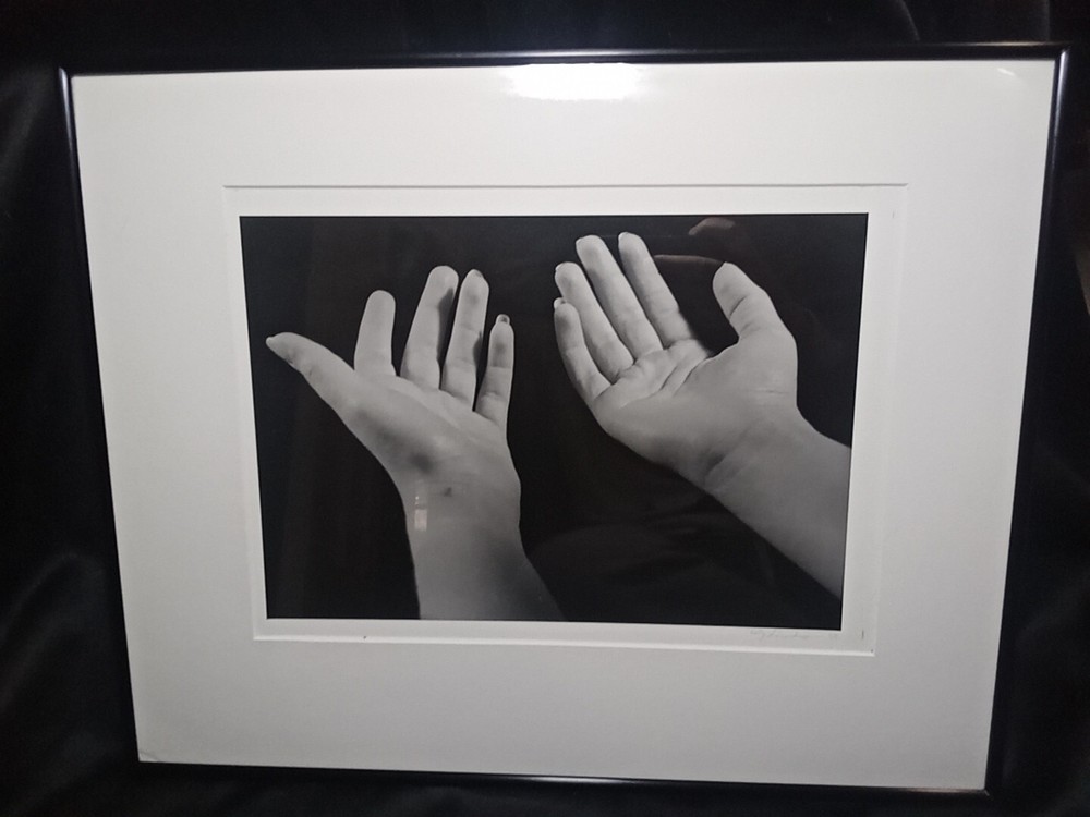 Original Art Black And White Photo Matted And Framed 20.5×16.5 Only Print Made