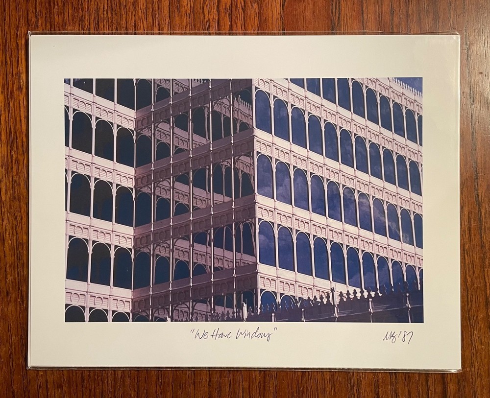 Original photographic print «We Have Windows» by Michael Blumenstock