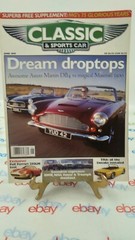 Classic And Sportscar Magazine JUNE 1999 DREAM DROPTOPS ASTON MARTIN