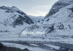 Digital Image Picture Photo Pic Sissu Valley India snow mountains clouds SIS 006