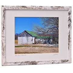 SCHELL Original Vintage Signed Long Island NY Barn Landscape Portrait Photograph