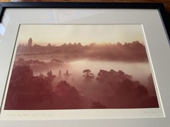 Ruth Orkin ~ Mist Over Sheep Meadow Central Park ~ SIGNED ~ 1971