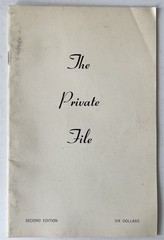 The Private File by BRUCE BELLAS OF LOS ANGELES Catalogue Gay Int Physique RARE