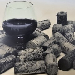 ART – Original Signed Richard Gallup Photograph 21.5×13.25 Framed – Wine & Cork