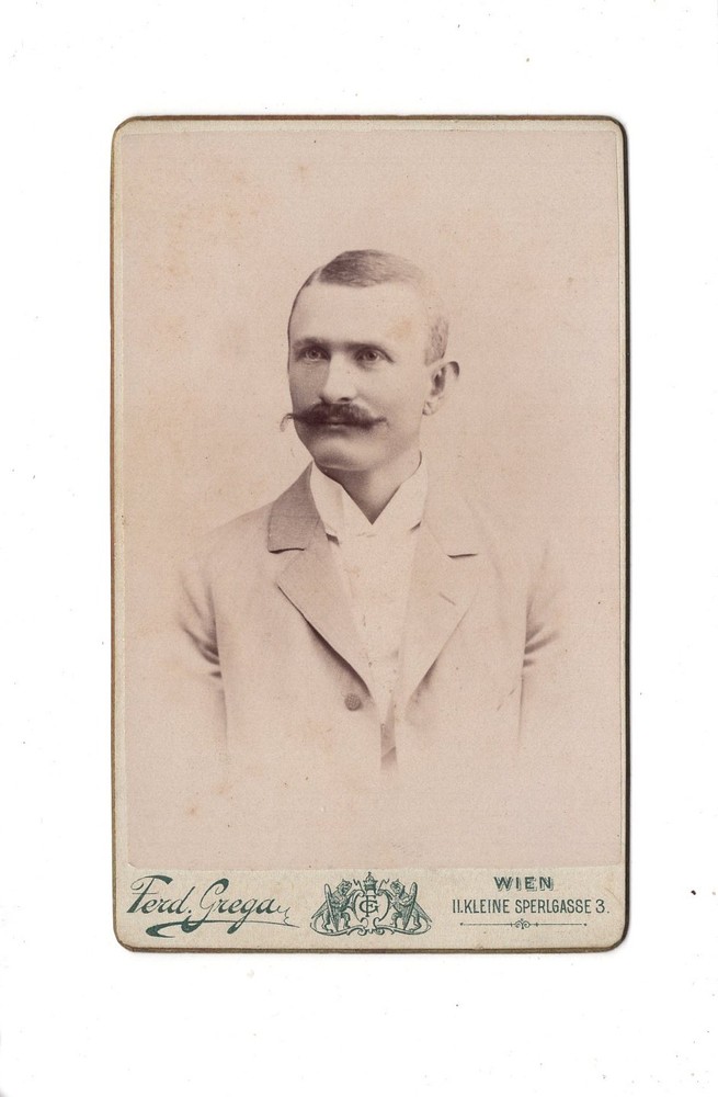 CDV Photo Male Portrait – Vienna 1890s