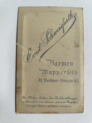 orig. CDV photo photograph woman lady picture old fashion around 1885 E Schweisfuth Barmen