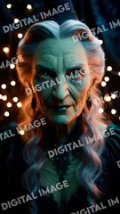 Digital Art Picture Image Photo Wallpaper Background Desktop AI Witch Halloween