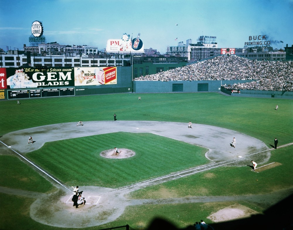 Fenway Park 1950s 8×10 Colorized Print-FREE SHIPPING