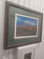 Bill Kinney Signed Ltd Ed Photo Montauk Lighthouse #20/250 – Custom Framed