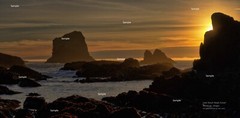 Oregon Coast #27 Lone Ranch Beach Sunset Brookings Ocean Photo Poster Print OC04