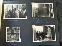 Old photo album civilian with defects, life in the GDR/51