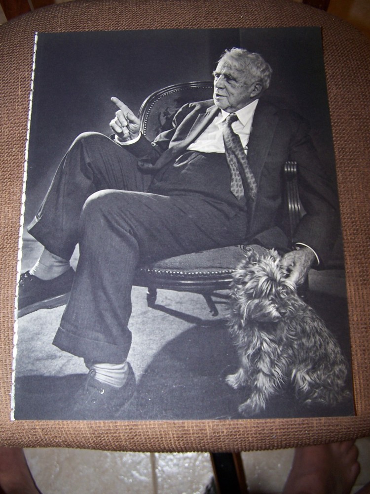 Yousuf Karsh Robert Frost sheet fed photogravure 9″ x 12″