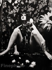 1974 Large Vintage IRINA IONESCO Photo Gravure ~ FEMALE Gothic Erotic Art France