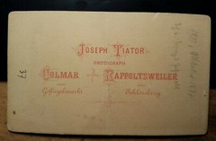 2 Little Boys – Backdrop / 1877 CDV Joseph Tiator Colmar Rappoltsweiler