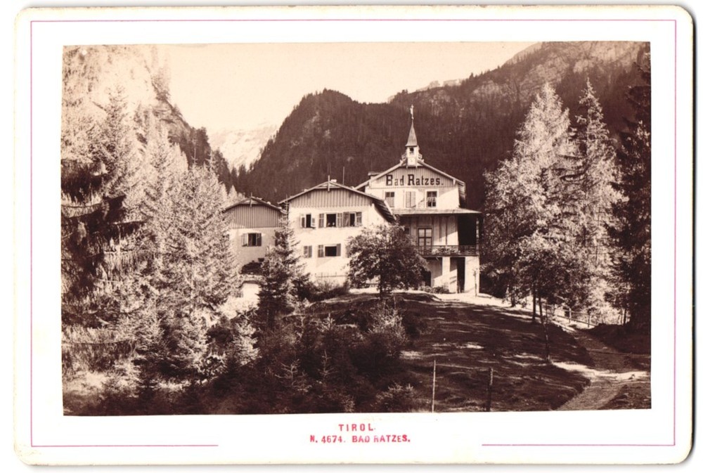 Photography Alois Beer, Klagenfurt, view Bad Ratzes / Tyrol, Guest House Bad Rat