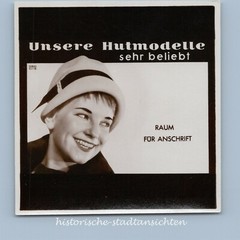 Advertising Advertising – BEAUTY CARE HAT MODELS Fashion – 2x Vintage Photo 1950s 1960s