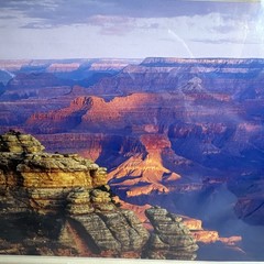 Grand Canyon Photograph Artist Signed James Thompson Double Matted 16 by 22