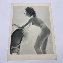 Vintage 20th Century BN Studio 20×30 Ballerina Art Nude Photography Print