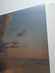 20″×24″ Metal Photo Print Of Ocean Sunset