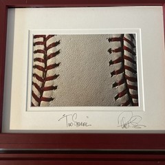 Set 4 Framed Signed Sports Art Soccer Baseball Basketball Football Photo Picture