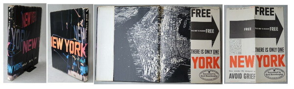 WILLIAM KLEIN – NEW YORK 1956 1ST EDITION WITH JACKET & BROCHURE