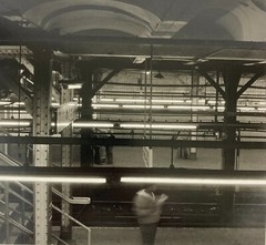 LEONARD SUSSMAN Signed NEW YORK CITY SUBWAY 1977 GELATIN SILVER PRINT & ETCHING