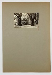 Signed Rudolf EICKEMEYER Ruins of a Building, 1921 Silver Print Photo