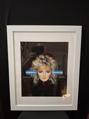 Bonnie Tyler record cover photo shoot 18 / 23 framed and ready to hang