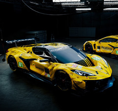 Chevrolet Corvette Z06 GT3.R 5.5L V8 #81 3rd 2025 LMGT3 Class 24h Le Mans in 1:1