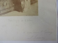 Jean-Louis Hamon. Signed photo of the painter «Boutique à 4 sous» 1866