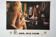 Photo Cinema Lobby Cards Mais Elle Cause 22X28Cm 1970