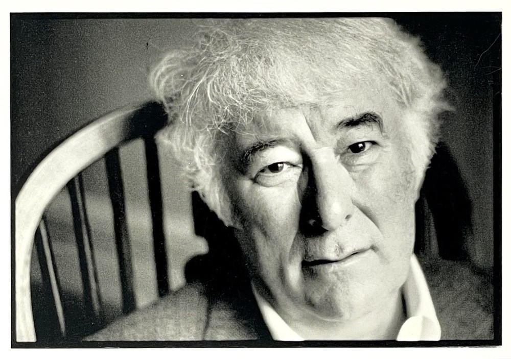 Seamus Heaney Art Photo Print Card By Jill Krementz 1996 Fotofolio 4.25”x6”