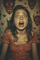 5 ~ 4X6 Glossy HORROR Fine Art ‘ SCREAM QUEEN ‘ Photo FANTASY Set ! 211359089