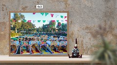 Xochimilco Boats, High Resolution Image, Many Formats, TV Art